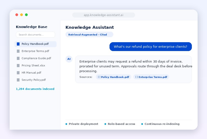 RAG Knowledge Assistant